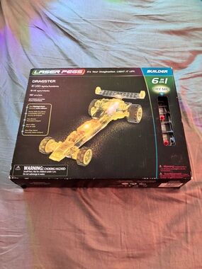 Laser Pegs: LED Dragster - Sealed and Unopened - 82 pieces - Ages 8-14